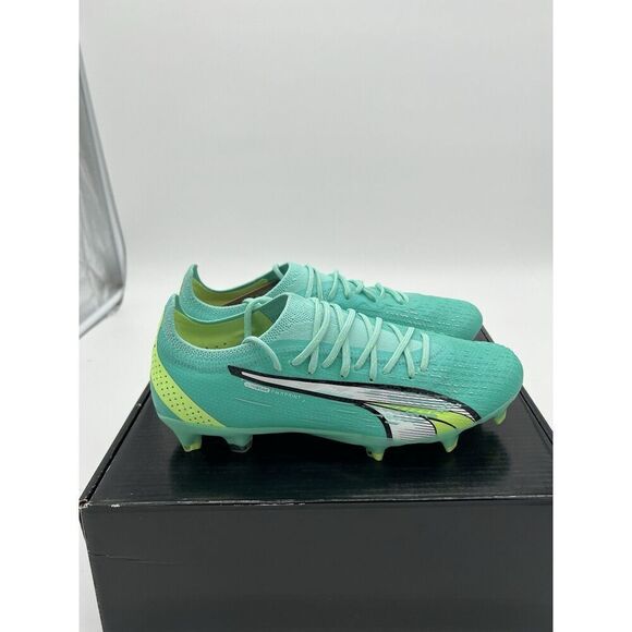 Puma Ultra Ultimate FG/AG Womens Soccer Cleats Peppermint White 107215-03 SZ 7.5 - Picture 3 of 11